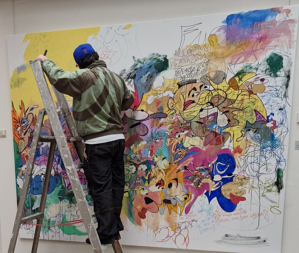 Damains biggest painting thusfar